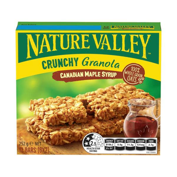Crunchy Canadian Maple Syrup 6 Twin Bars