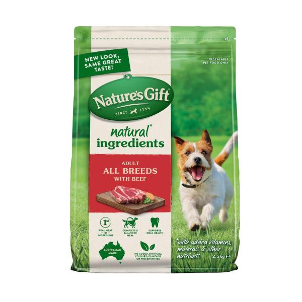 Adult All Breeds Dry Dog Food With Beef