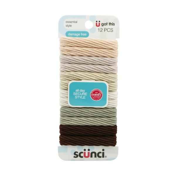 Comfy Natural Ponytailers 12 pieces