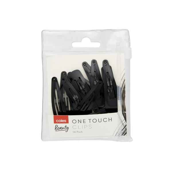 One Touch Clips Black