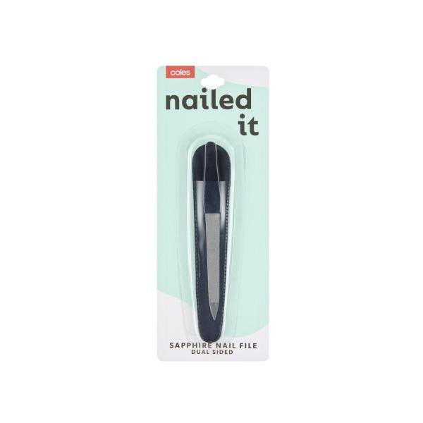 COLES SAPPHIRE NAIL FILE 1 PACK