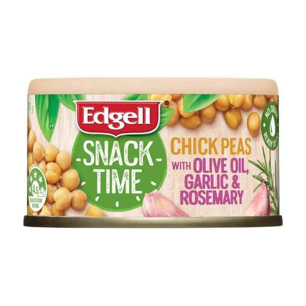 Snack Time Chick Peas Olive Oil Garlic & Rosemary