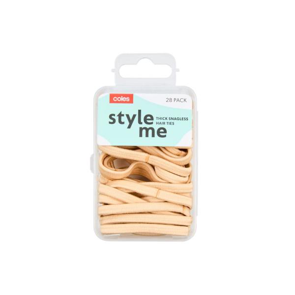 COLES PONYTAILER SNAGLESS THICK BLONDE 28 PACK