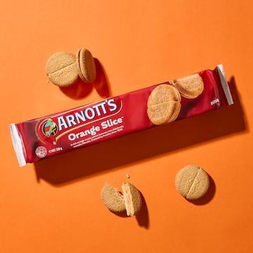 Arnott's Orange Slice Cream Biscuits 250g