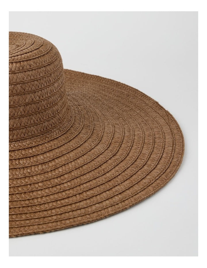 Florance Summer Hat in Chocolate