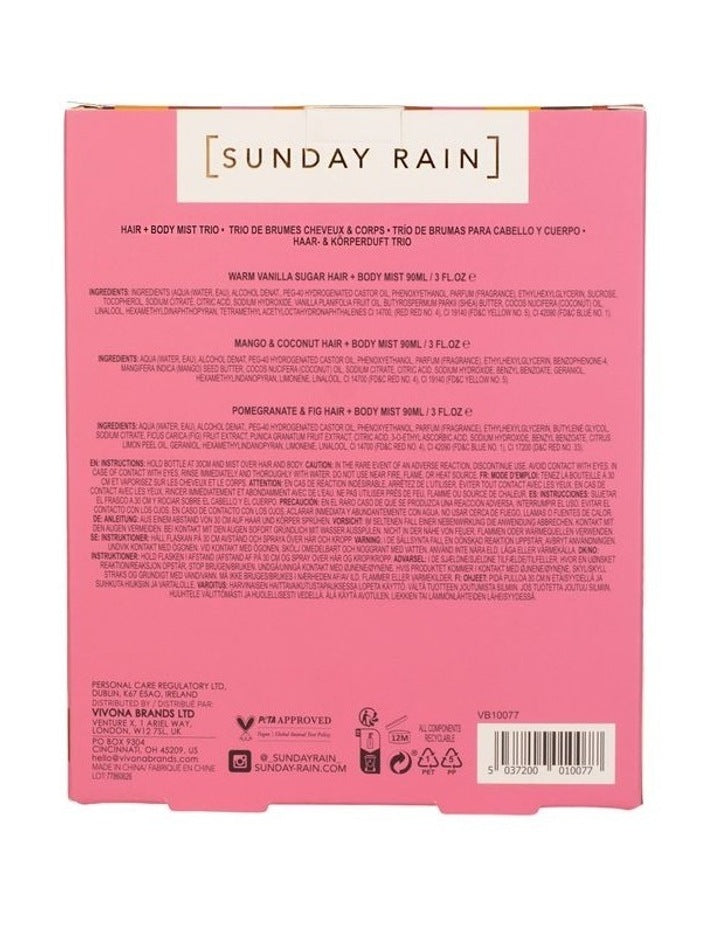 Hair + Body Mist Trio