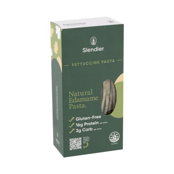 SLENDIER EDAMAME BEAN ORGANIC FETTUCCINE:.:200G