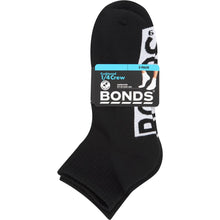 Bonds Mens Socks Logo 1/4 Sports Size 11-14 Assorted 3 Pack