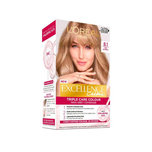 L'OREAL EXCELLENCE 8.1 ASH BLONDE