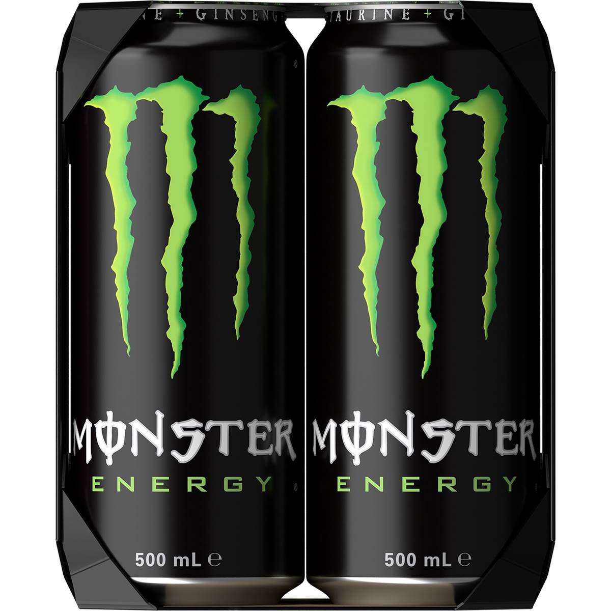 Monster Energy Green Multipack Cans 500ml x4 Pack