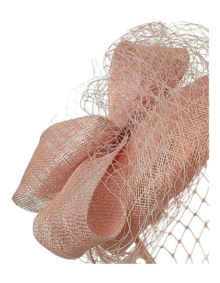 Gregory Ladner Ghrf302M Blush Fascinator Fascinator in Blush