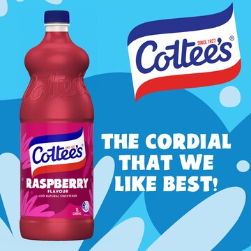 Cottee's Raspberry Cordial 1L