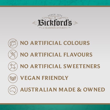 Bickford's Lime Cordial 750mL