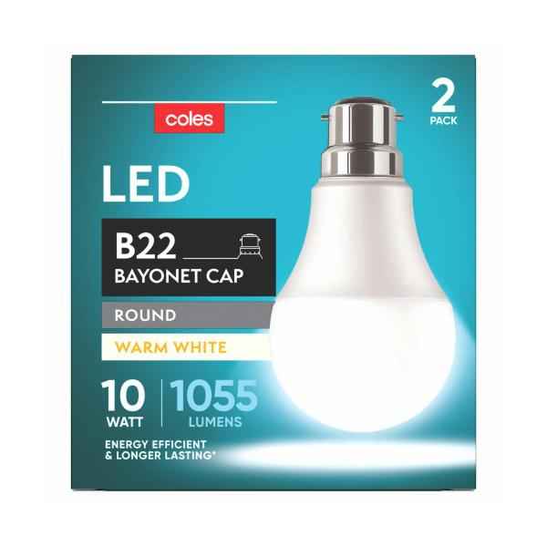 Light Globes Led Gls Bc 10W 1055Lum 2700K