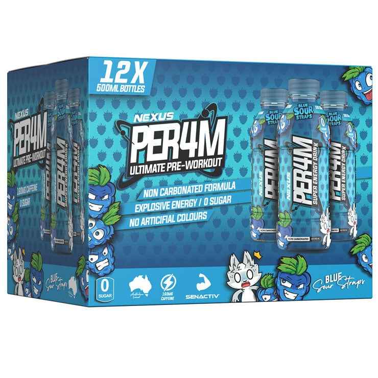 Nexus Per4m Pre-Workout Non Carbonated Drink 12 x 500ml