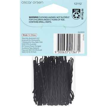 Oscar Orsen Extra Hold Bobby Pins Black 80 pack