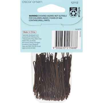 Oscar Orsen Extra Hold Bobby Pins Brown 80 pack