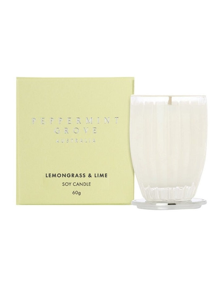 Lemongrass & Lime Small Soy Candle 60g