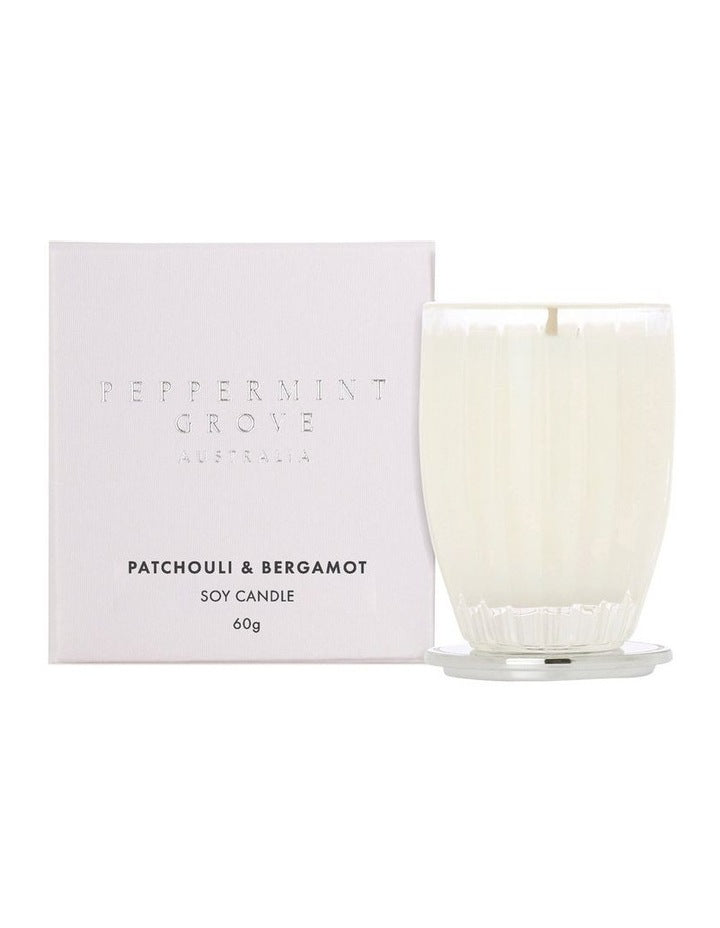 Patchouli & Bergamot Small Soy Candle 60g