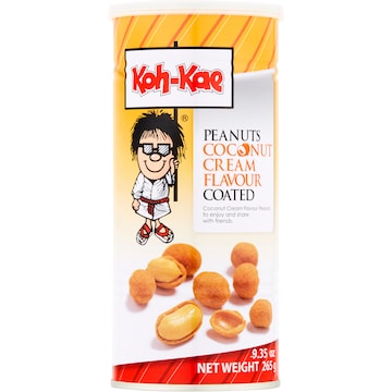 Koh Kae Snacks Peanuts Coconut Coated 265g
