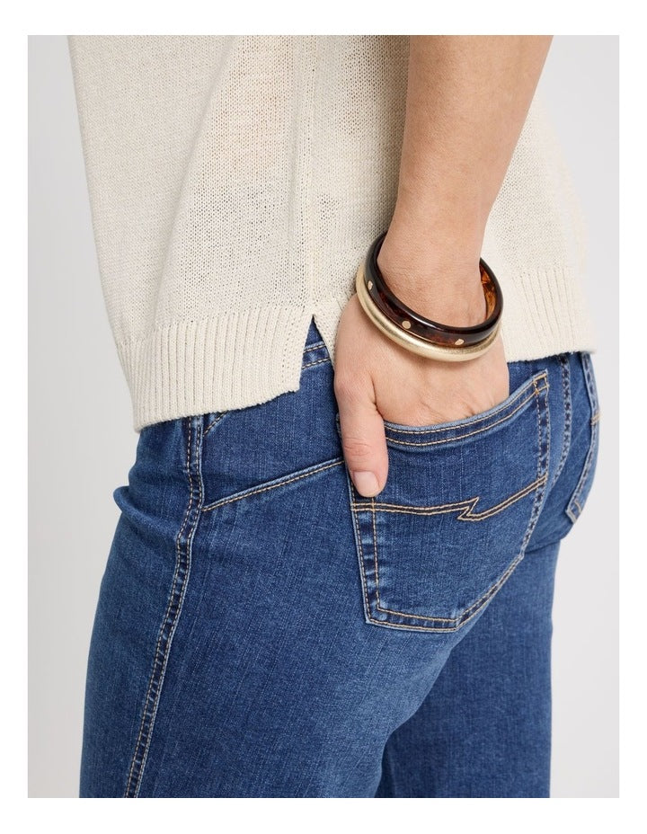 Studded Bangle Stack in Tort