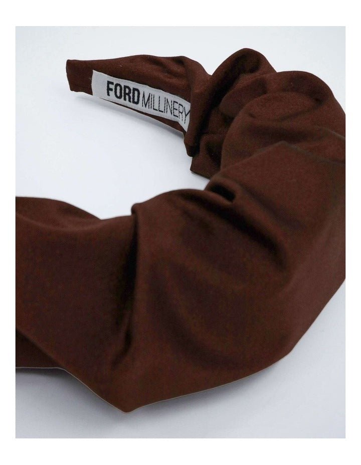 Jude Fascinator in Chocolate