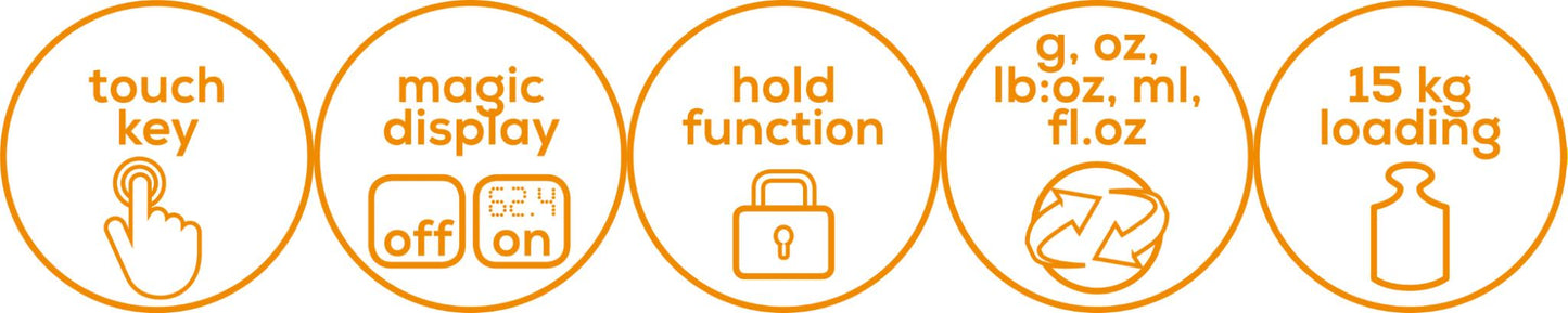 Beurer KS34 Digital Glass Kitchen Scale