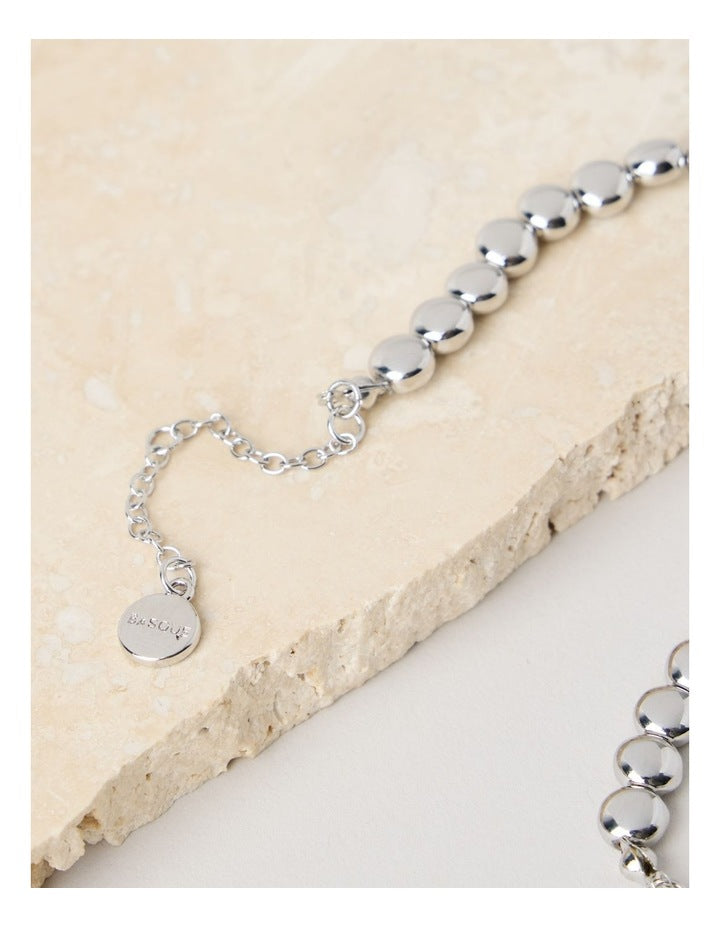 Nugget Bracelet in Silver