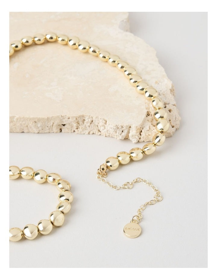 Nugget Necklace in Gold