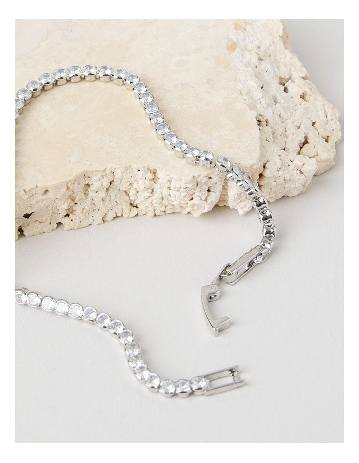 Tennis Bracelet in Silver