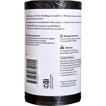 Armada Evergreen Kitchen Tidy Garbage Bags Medium 35 pack