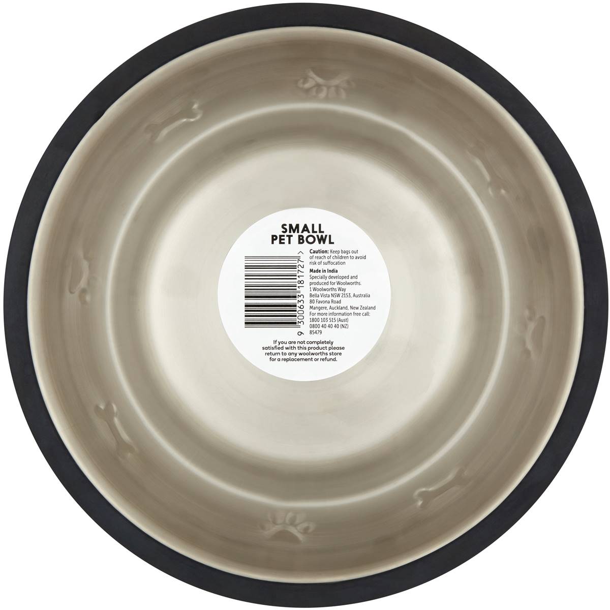 Frankie & Friends Non Skid Small Embossed Dog Bowl Each