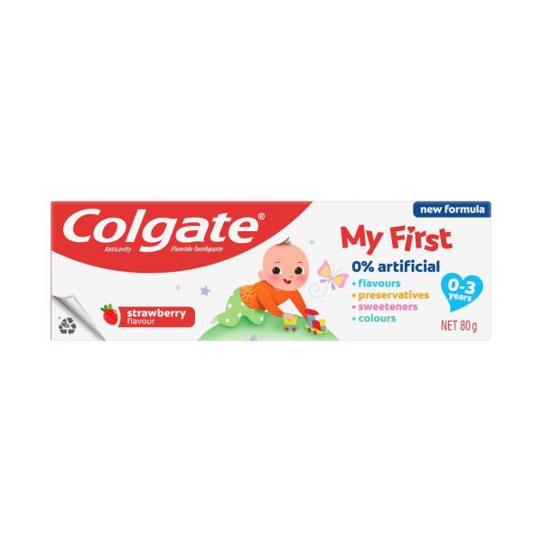 COLGATE KIDS 0-3 YEARS MILD FRUIT TOOTHPASTE 80G