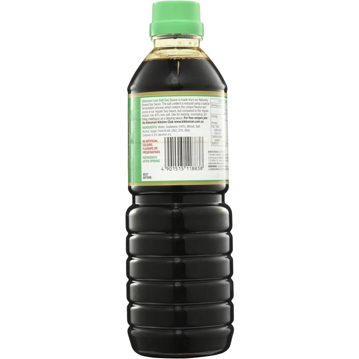 Kikkoman Soy Sauce Soy Reduced Salt 600ml