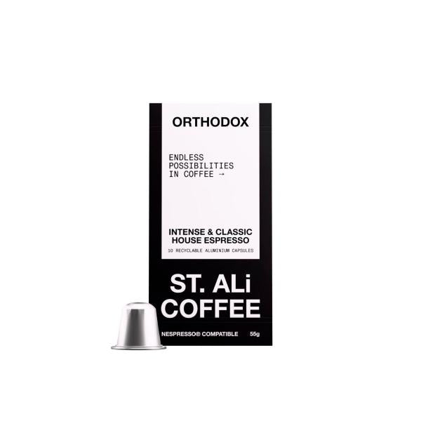 ST ALI ORTHODOX COFFEE CAPSULES 10 PACK