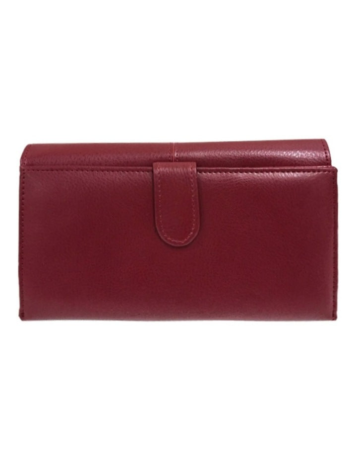 Dakota Large Wallet in Red