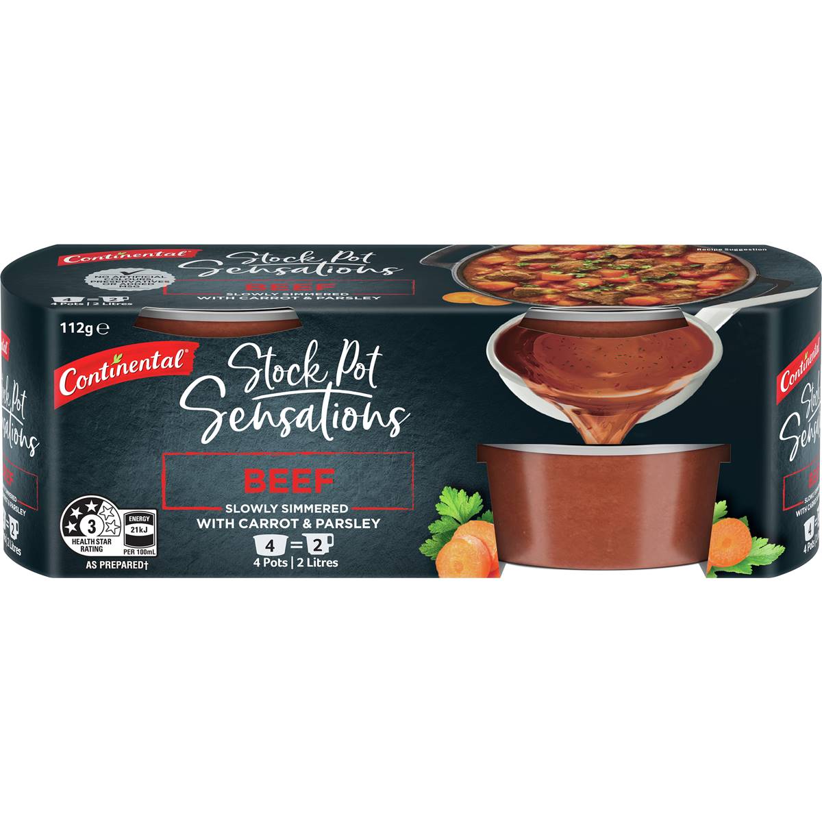 Continental Sensations Beef Stock Pot 4 x 28 g