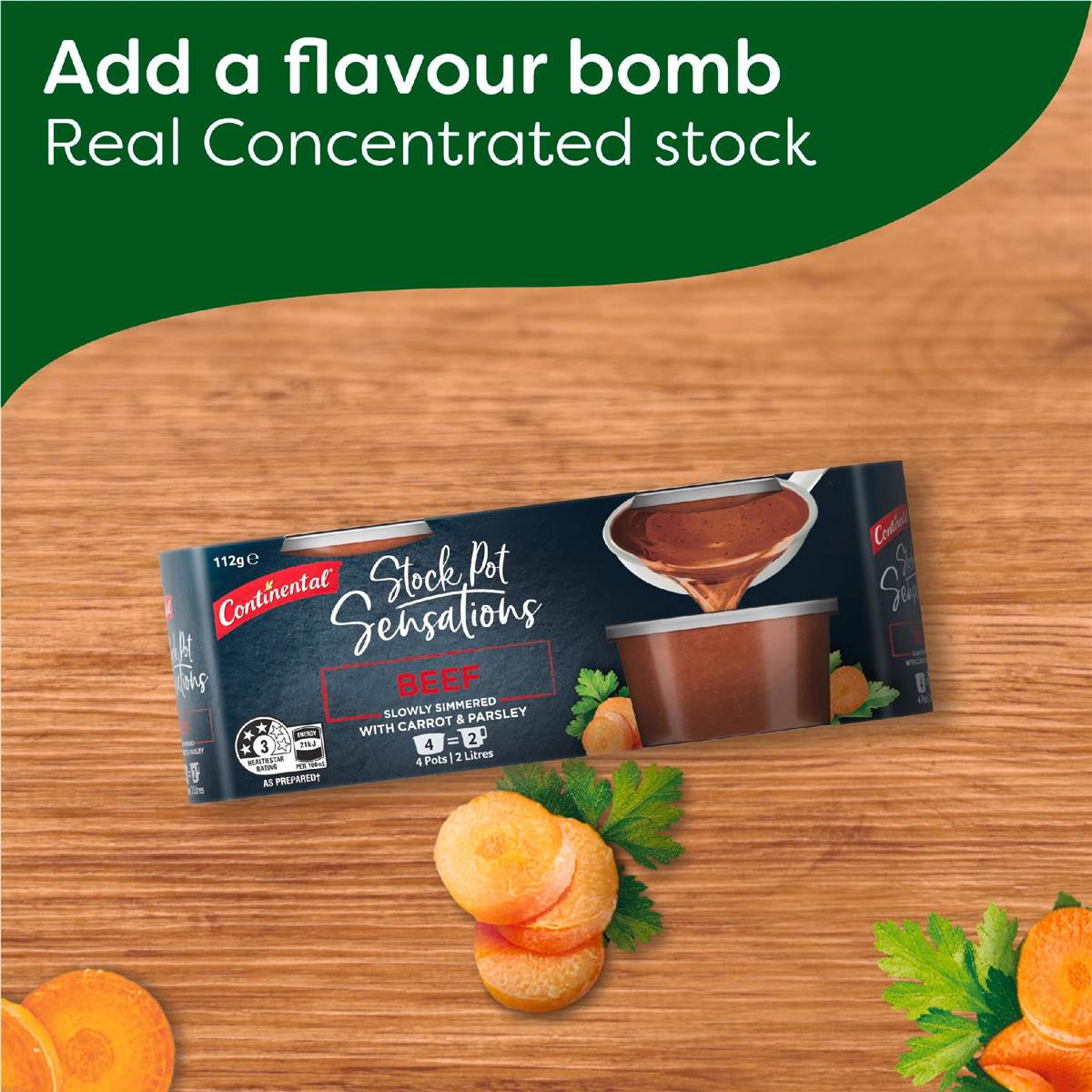 Continental Sensations Beef Stock Pot 4 x 28 g