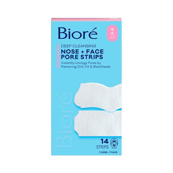 BIORE NOSE + FACE DEEP CLEANSING PORE STRIPS 14PK
