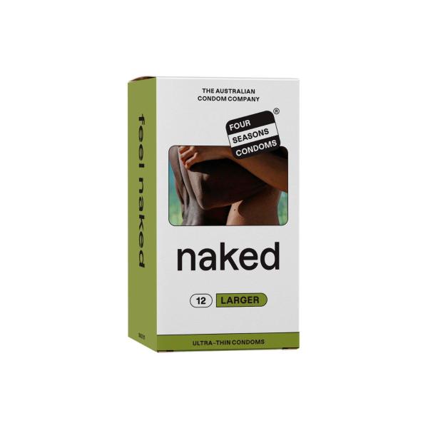 FOUR SEASONS NAKED LARGER CONDOMS 12 PACK