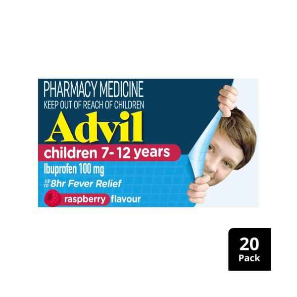 Children 7-12 Years Ibuprofen Pain & Fever Relief Chewable Tablets