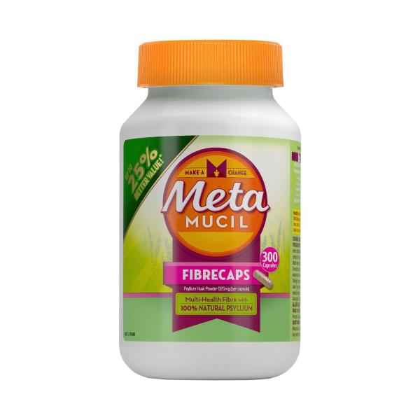 METAMUCIL FIBRE CAPSULES DAILY FIBRE SUPPLEMENT 300 PACK