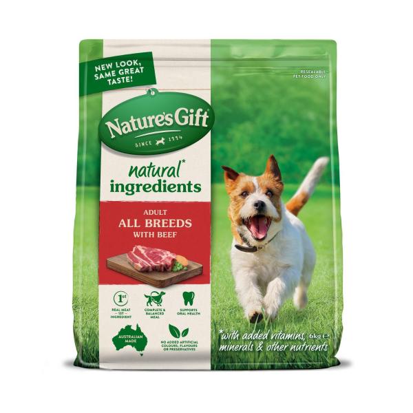 Adult All Breeds Dry Dog Food With Beef