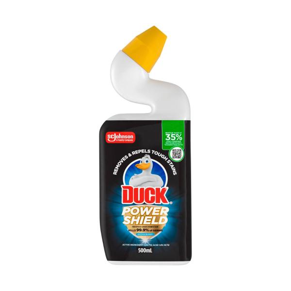 DUCK EXTRA POWER TOILET SHIELD GEL TOILET CLEANER OCEAN BURST 500ML