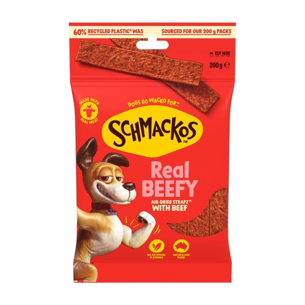 Strapz Dog Treats with Beef