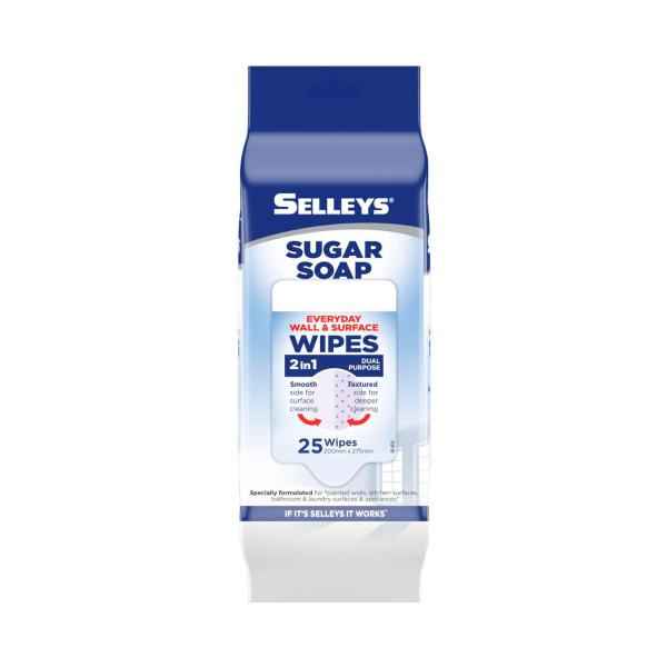 SELLEYS SUGAR SOAP CLEANING WIPES 25PACK