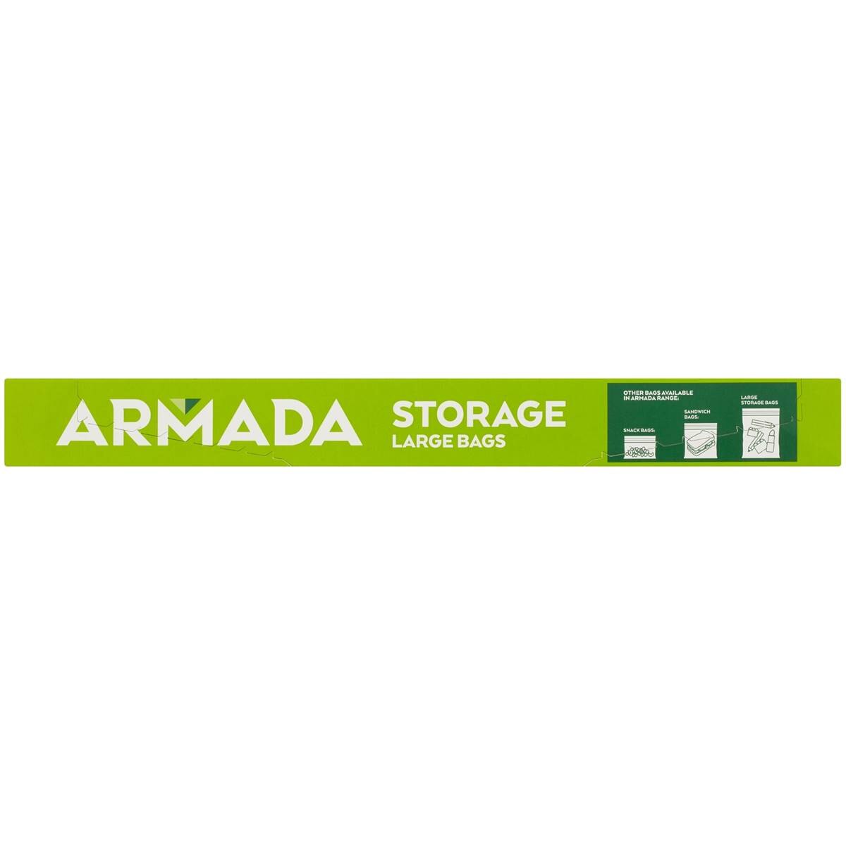 Armada Resealable Large Storage Bag 15 pack