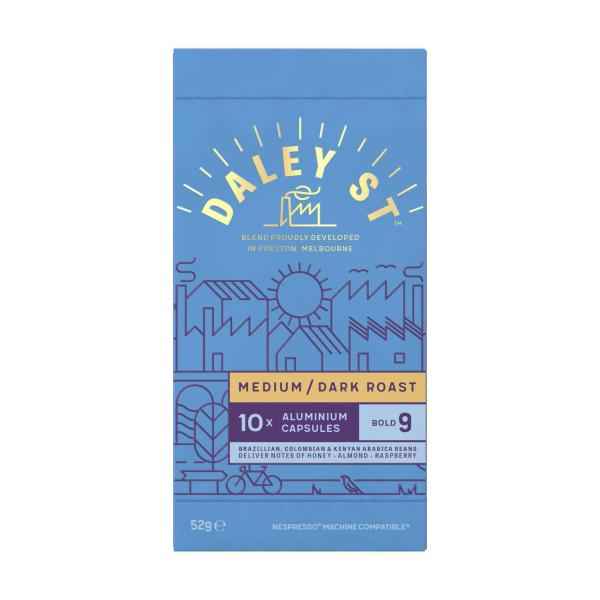 Medium/dark Aluminium Nespresso Compatible Coffee Capsules