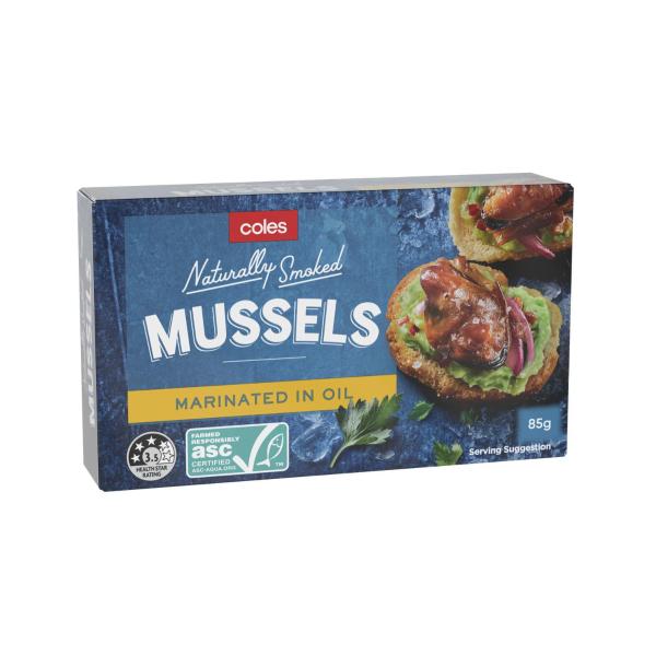 COLES MUSSELS IN OIL