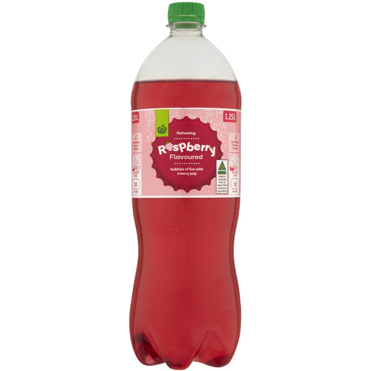 Woolworths Raspberry Bottle 1.25l